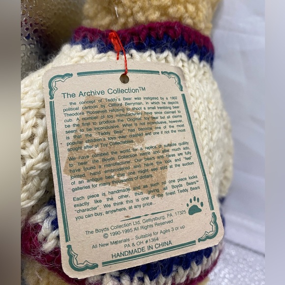 Vintage “Boyd’s Bears” 1990s- Very Sweet & Cuddly - Picture 5 of 8